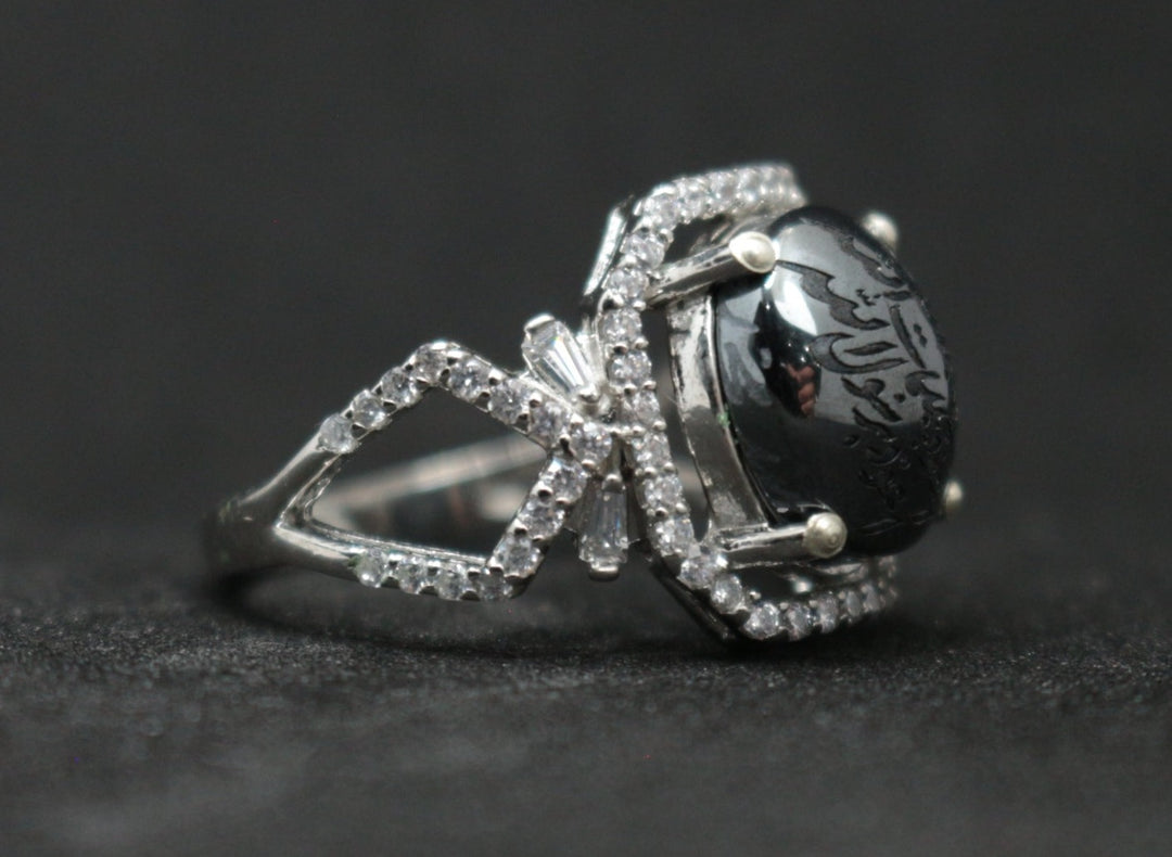 Women's Hematite Ring