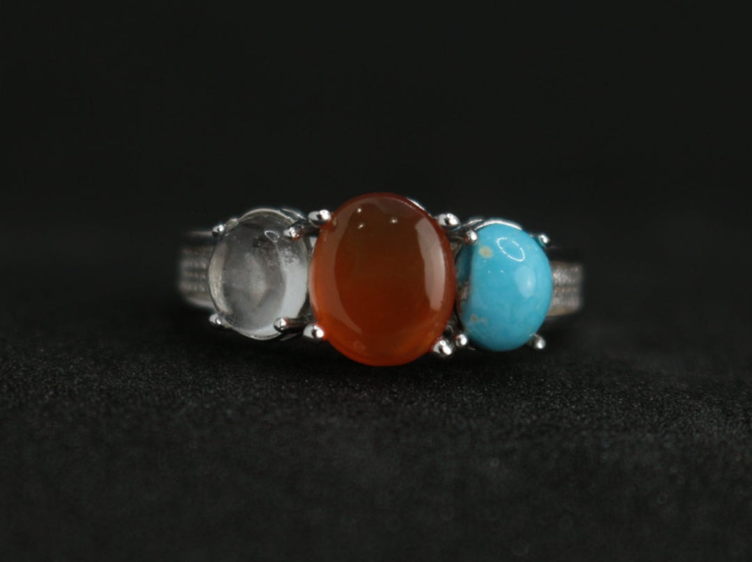 Women's Tri-Stone Ring