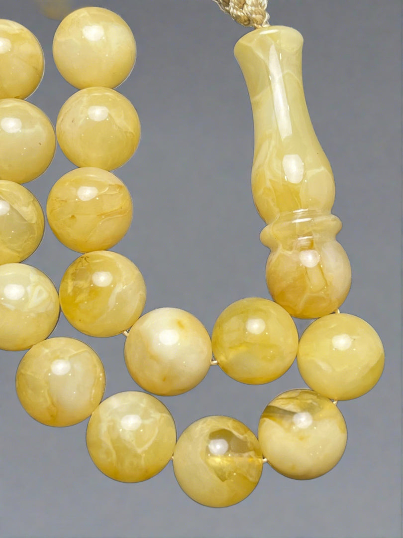 Polish amber Prayer Beads
