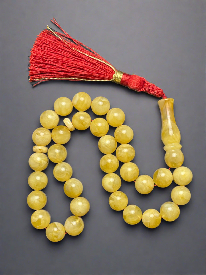 Polish Amber Prayer Beads