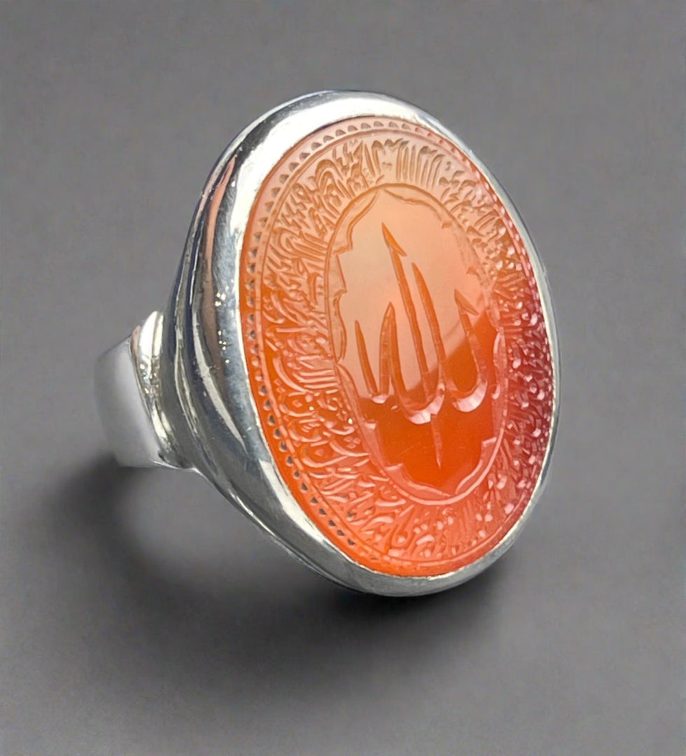 Ayat Al Kursi Engraved Yemeni ring