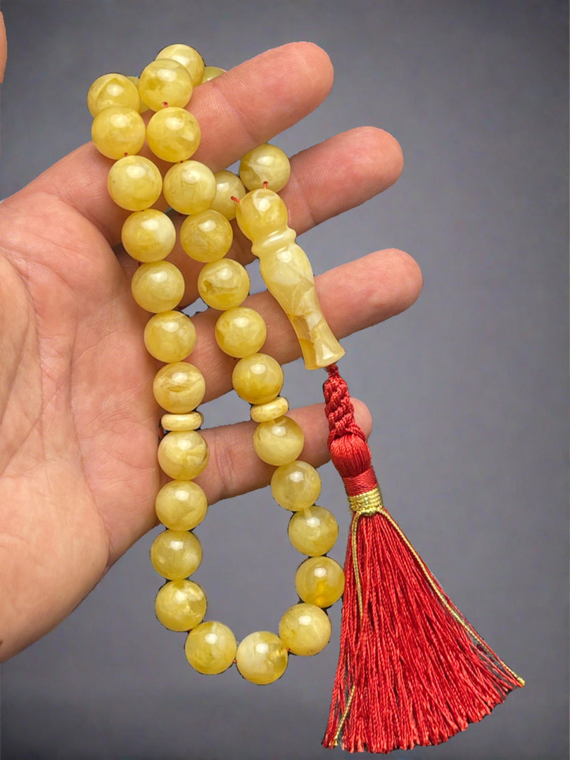 Polish Amber Prayer Beads