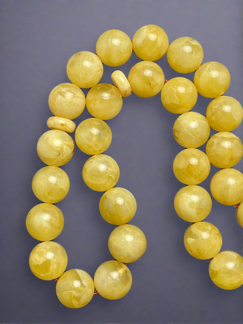 Polish Amber Prayer Beads