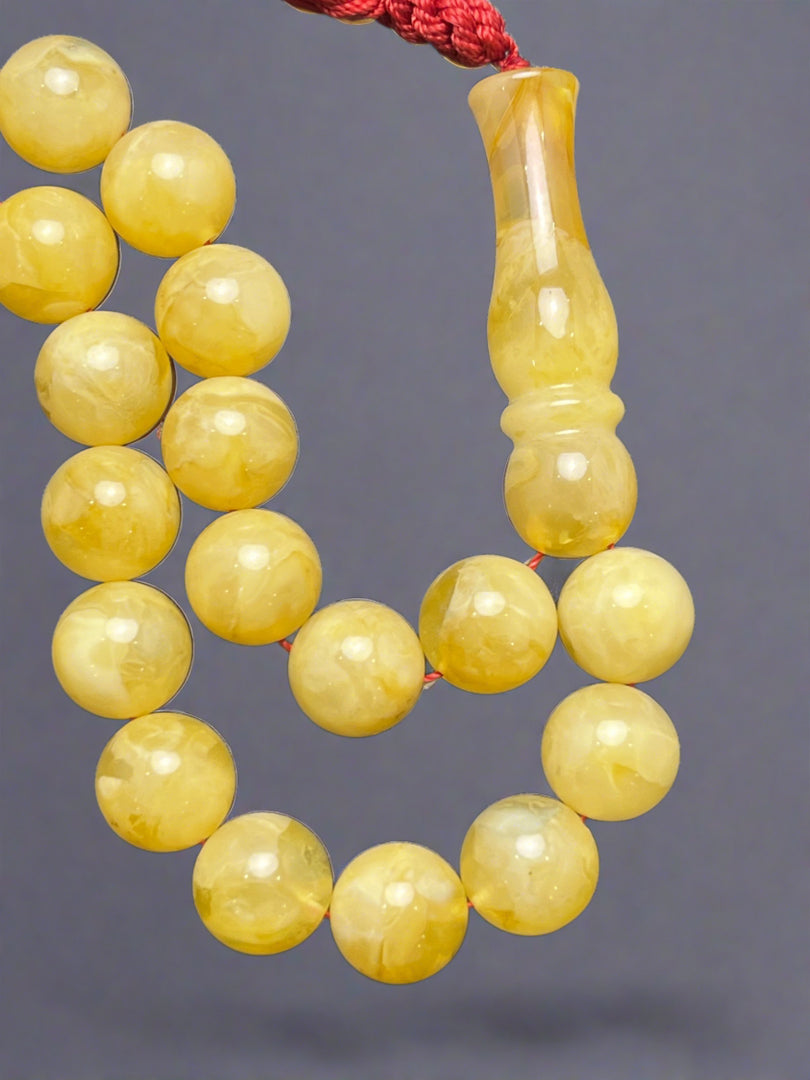 Polish Amber Prayer Beads