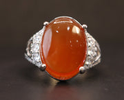 Women's Red Yemeni Agate Ring