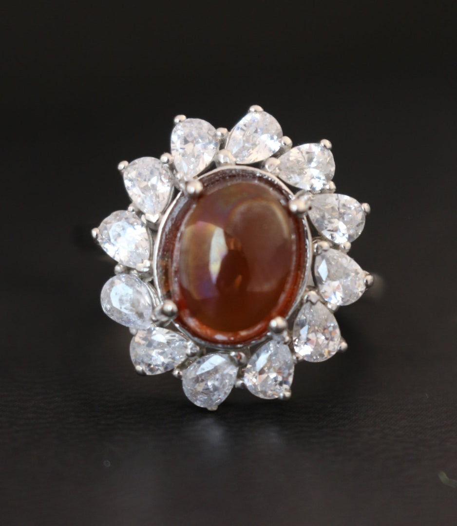 Women's Red Yemeni Agate Ring
