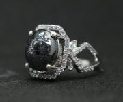 Women's Hematite Ring