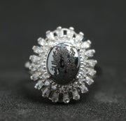 Women's Hematite Ring
