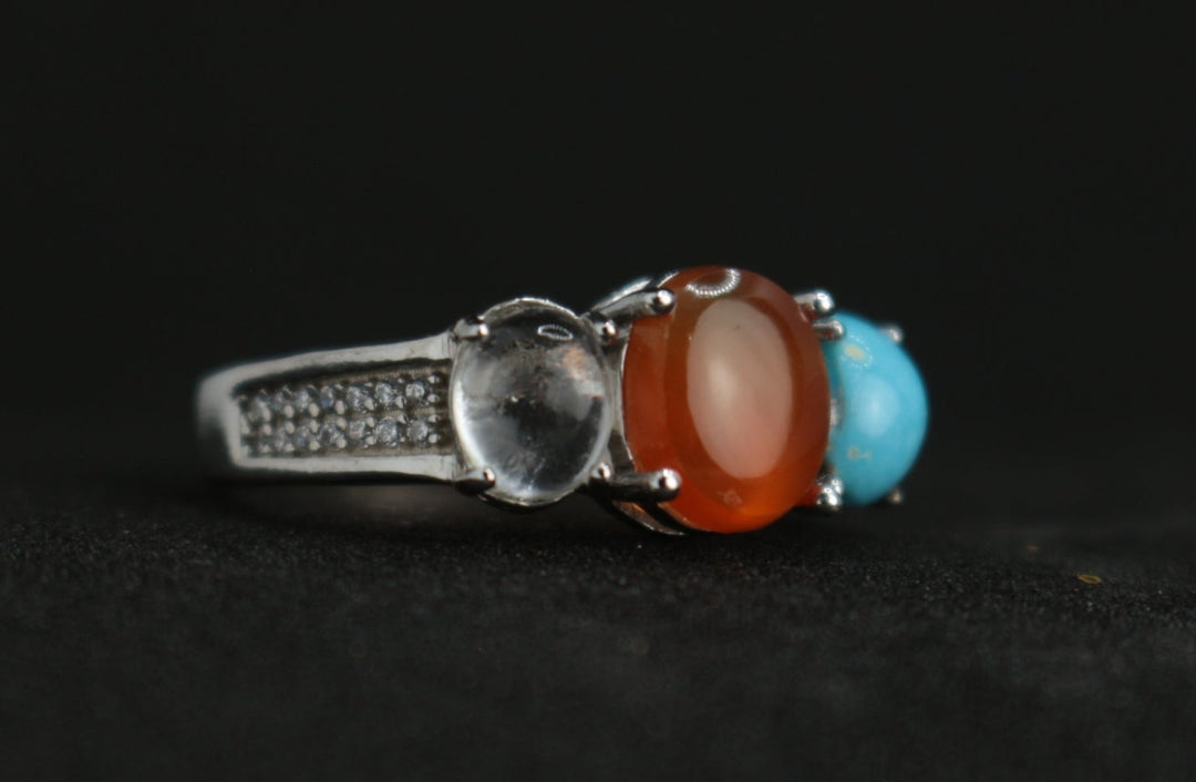 Women's Tri-Stone Ring