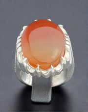 Yemeni Agate Ring