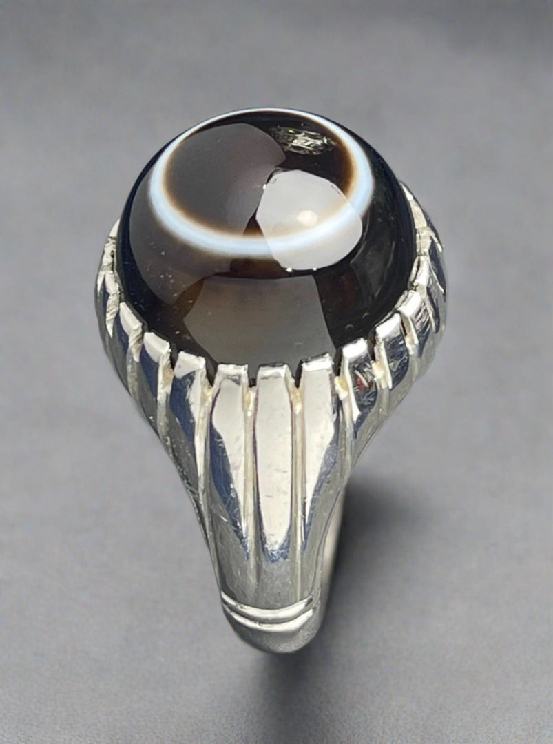 African Agate Ring