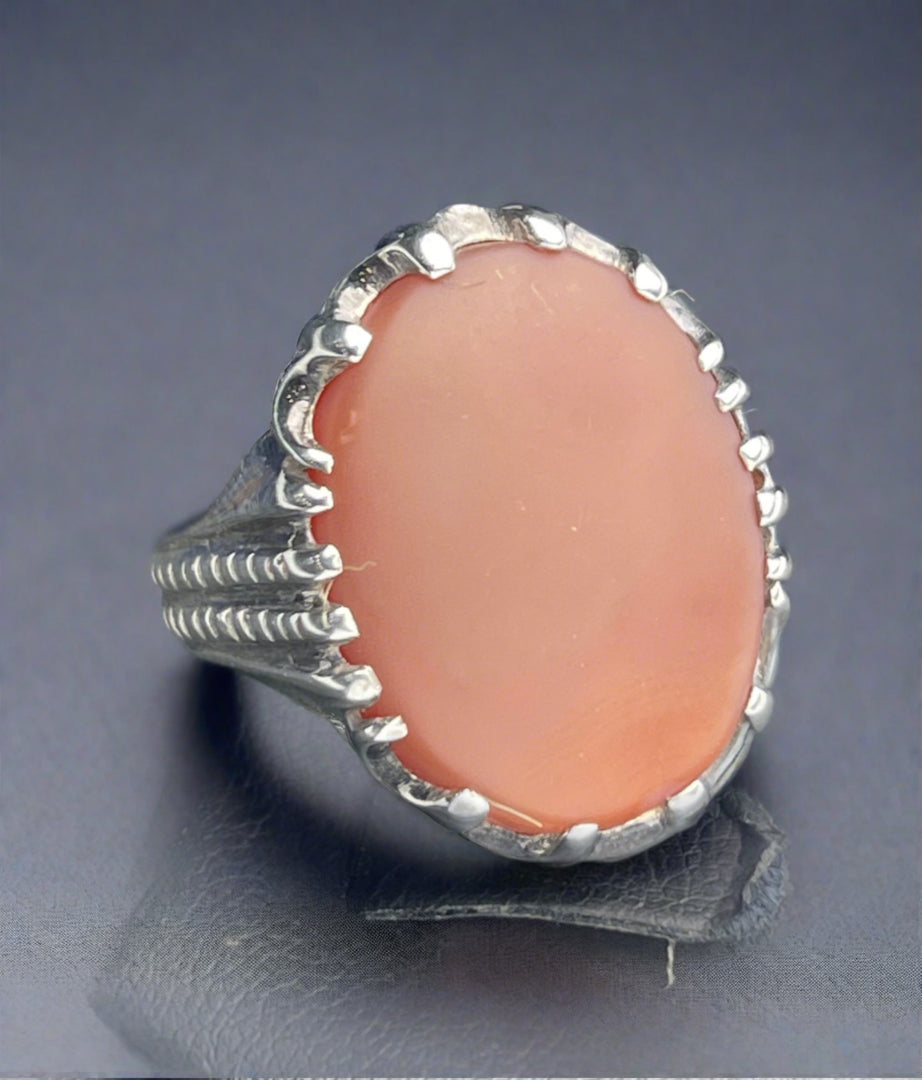 Yemeni Agate Ring