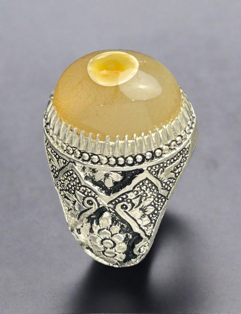 Indian Agate Soleimani Ring