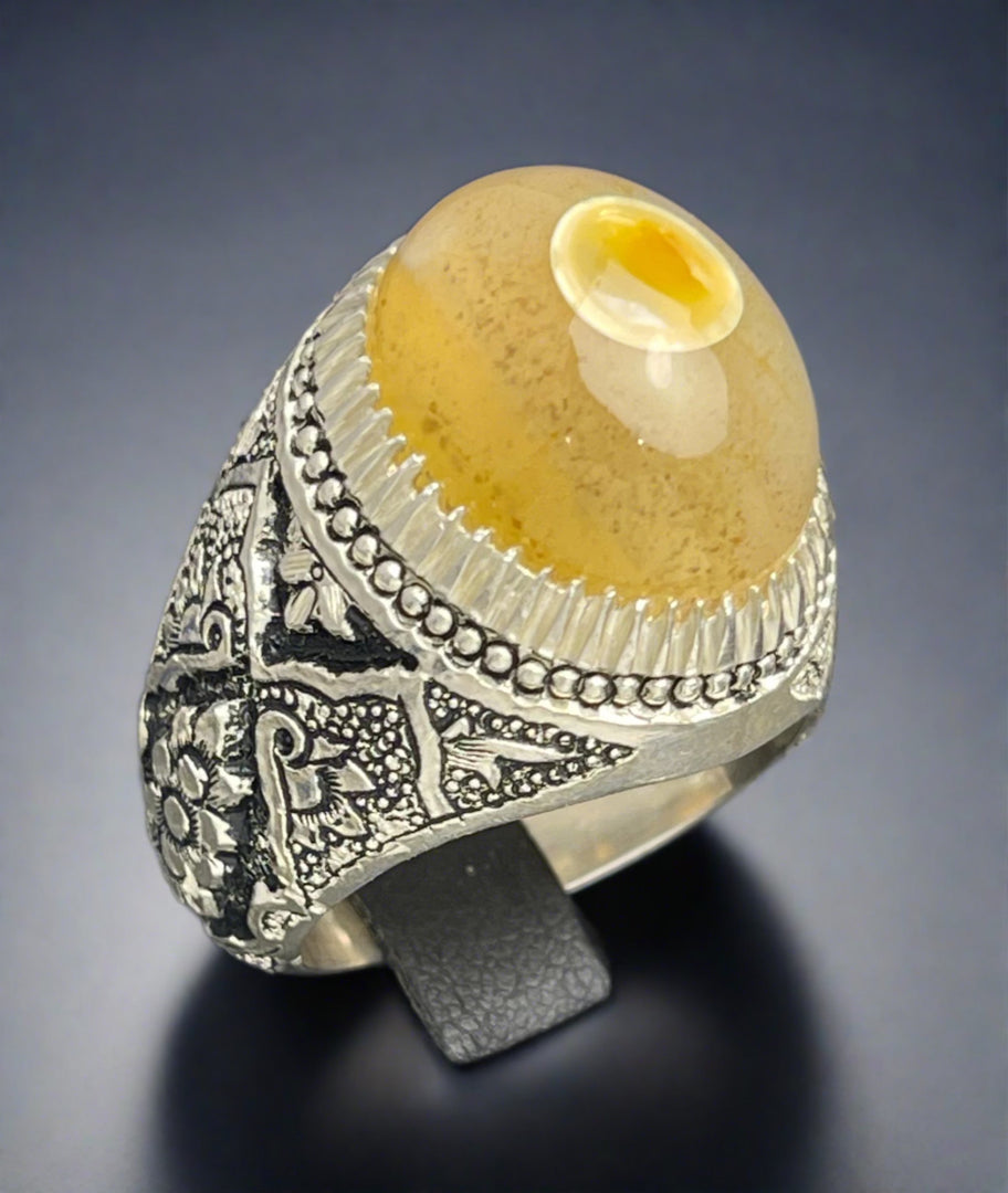 Indian Agate Soleimani Ring