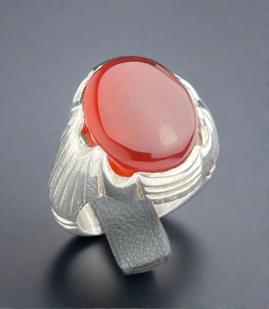 Red Yemeni Agate
