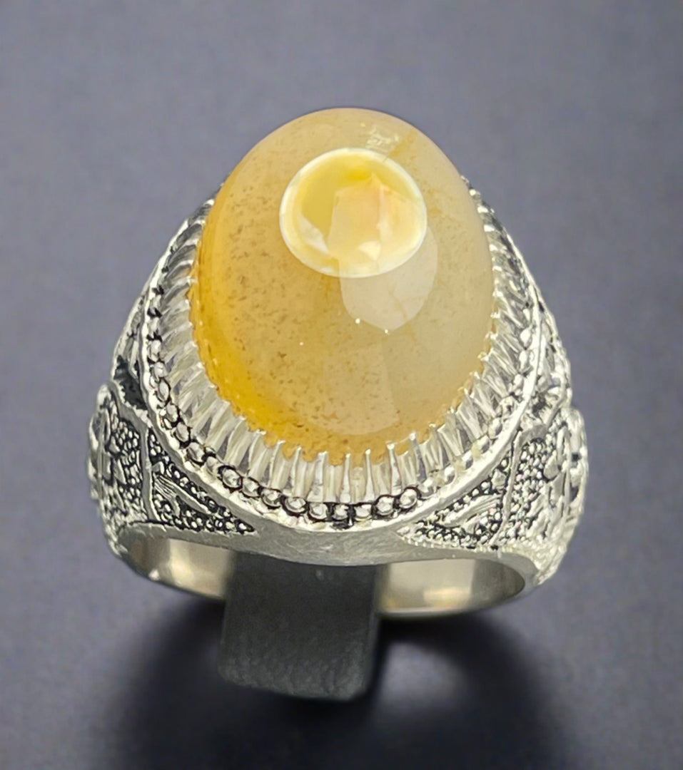 Indian Agate Soleimani Ring