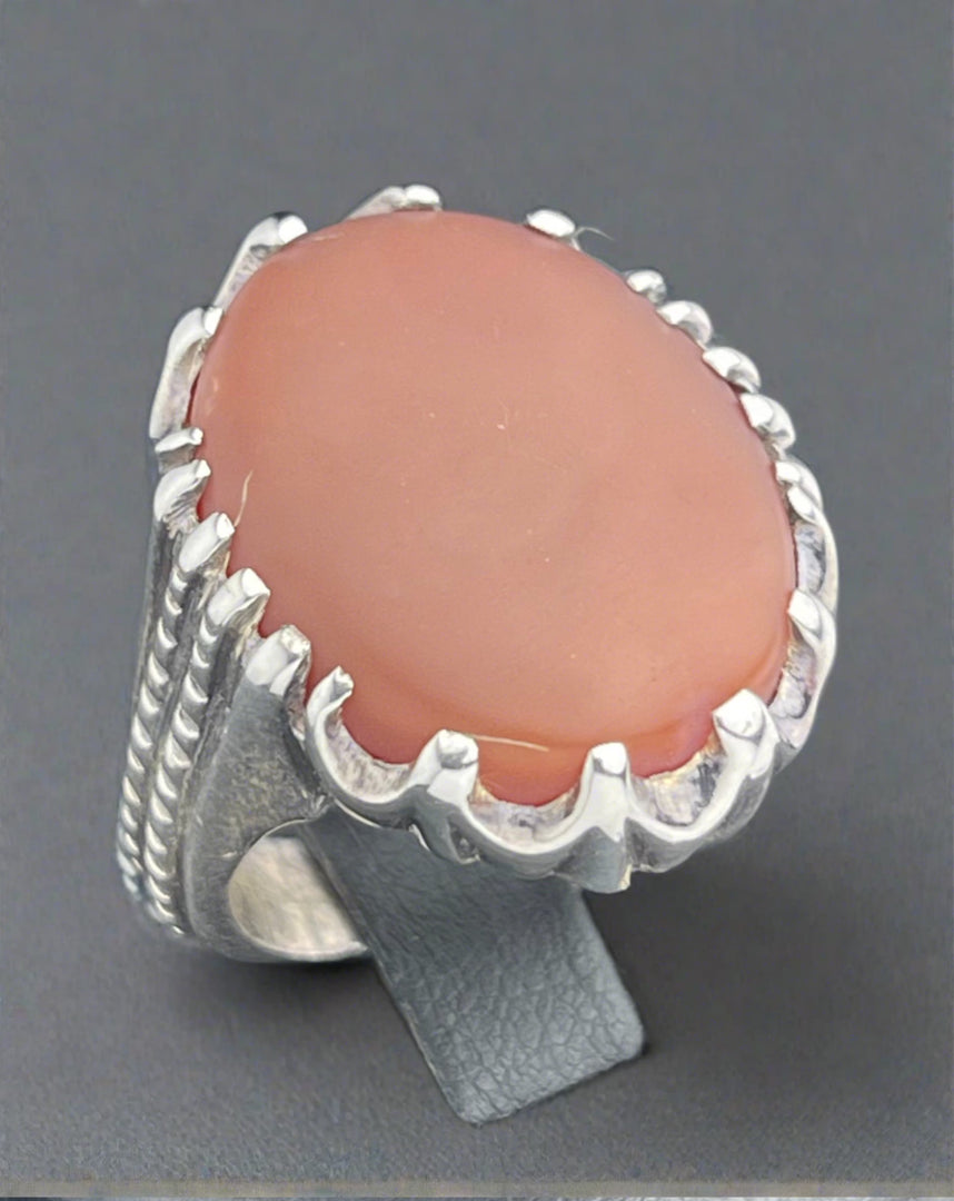 Yemeni Agate Ring