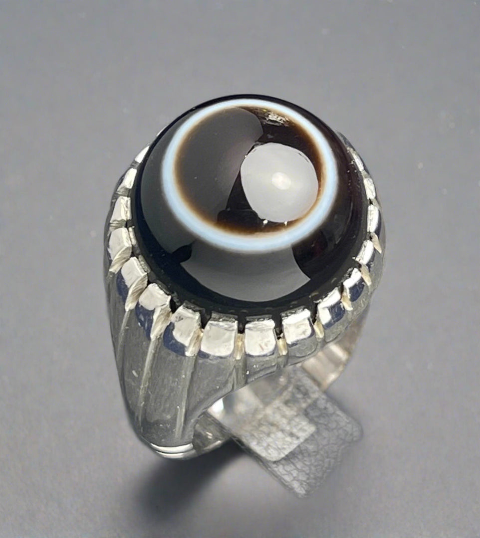 African Agate Ring