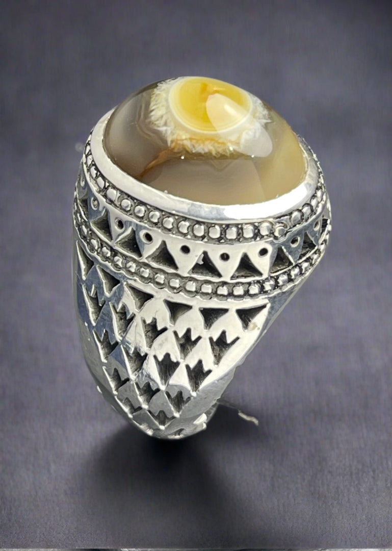 Indian Agate Ring