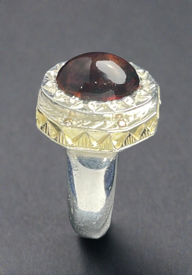 Black Opal Ring