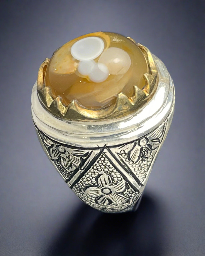 Indian Agate Ring
