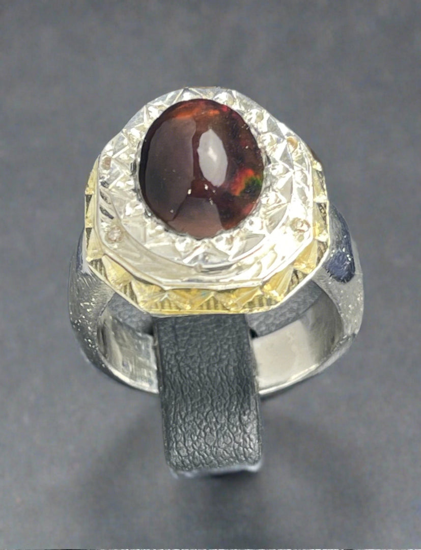 Black Opal Ring