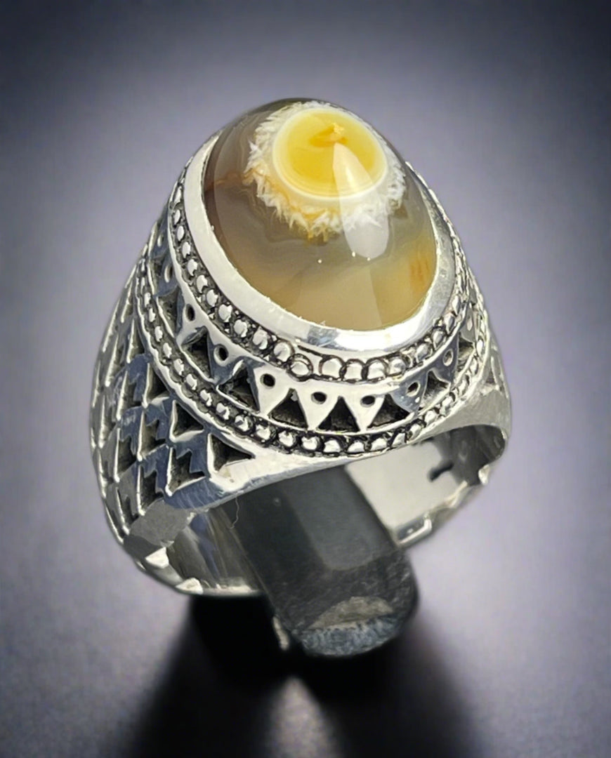 Indian Agate Ring
